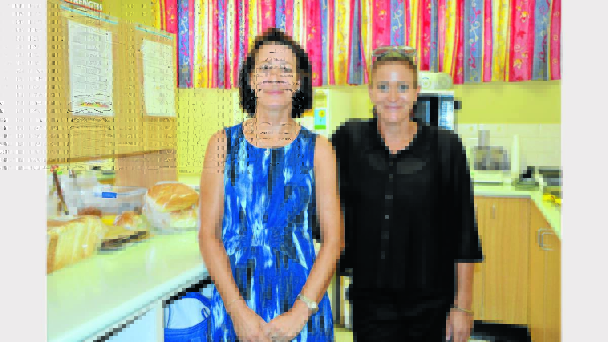 Canteen ladies Lindy Napier (left) and Natalie Kennedy. The extremely hard working Miss Napier and her helpers, along with the P&C will be catering on the day. These wonderful ladies will make sure no student (busily engaged in peer teaching and learning) will go hungry!
