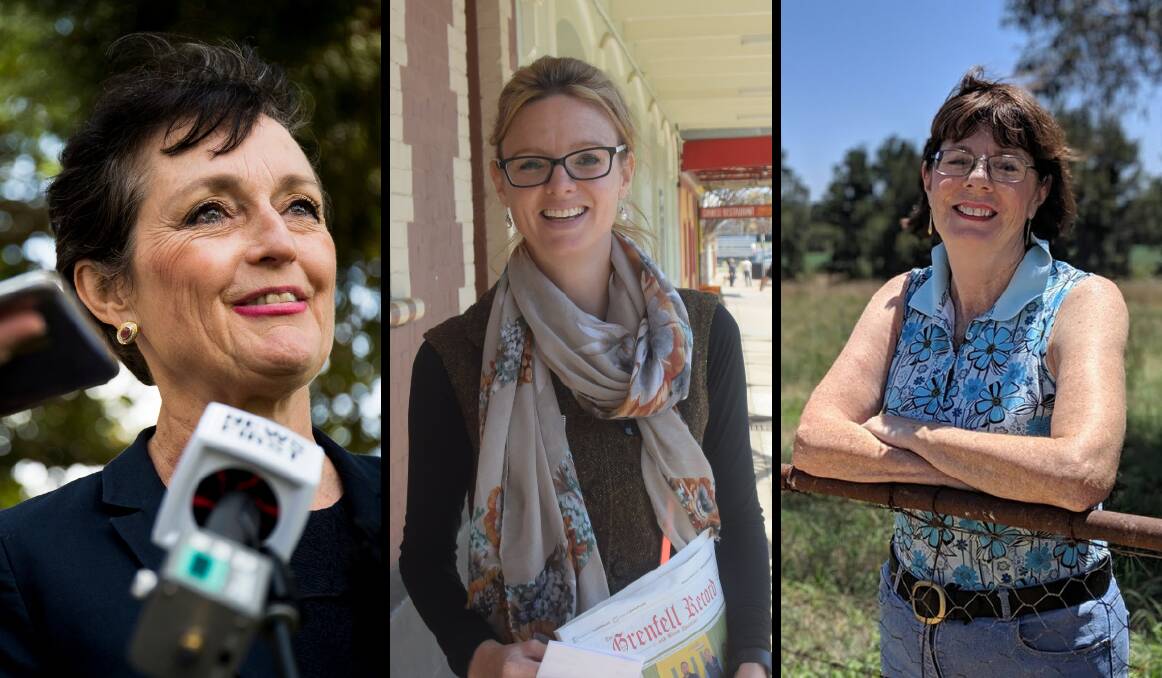 WOMEN IN POLITICS: MPs Pru Goward and Steph Cooke with candidate for the Orange electorate Kate Hazelton. Photos: FILE