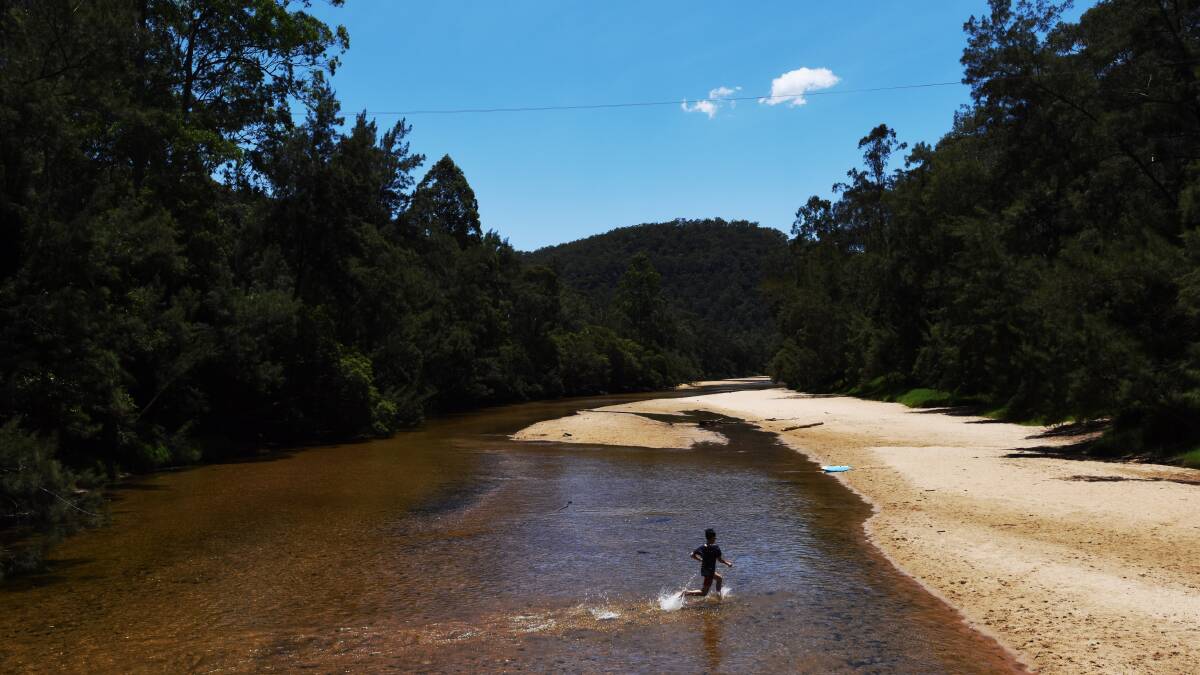 SCENE OF TRAGEDY: The Colo River, where a 32-year-old man died on Sunday morning. Photo: NICK MOIR 120318colo