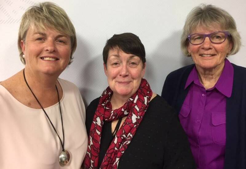 NEW EXECUTIVE: The Friends of Parkes Hospital executive for 2019 are left to right president Donna Payne, secretary Kim Horan and treasurer Lyn Griffith. 
Photo: Submitted