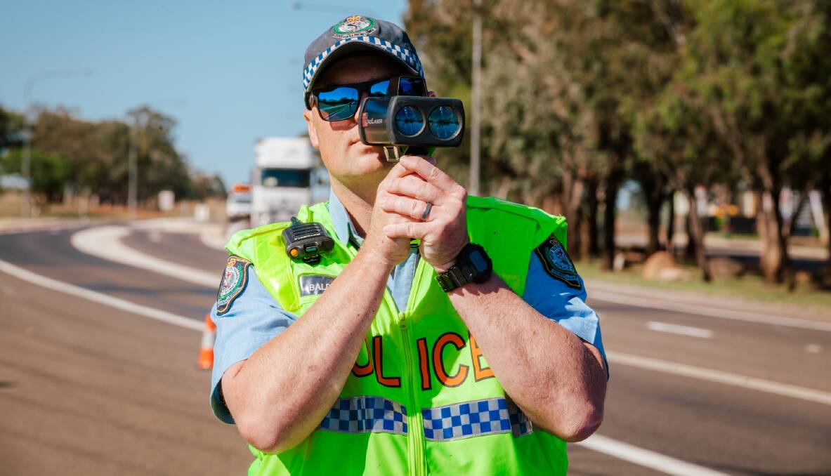 Senior Constable Baldwin from Parkes Highway Patrol.