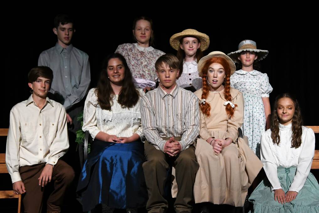 The cast of Anne of Green Gables in April 2019. Photo: Jenny Kingham