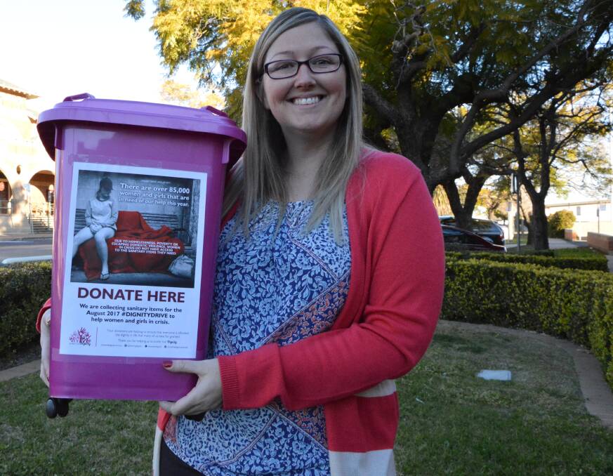 Parkes woman Haylee Pottage is once again calling on Parkes and Forbes residents to help her help homeless women by donating sanitary items.