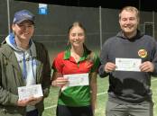 WINTER COMP WINNERS: One Hit Wonders Nick Unger, Maddy McCormick and James Beuzeville. Picture: SUPPLIED