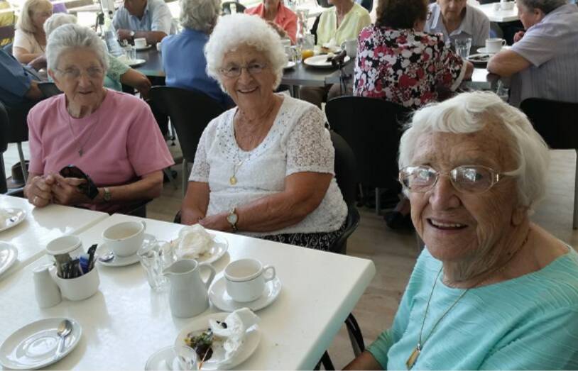 FESTIVITIES: Parkes seniors Sister Florence Kinsela, Aileen Townsend and Isabel Munday enjoyed an outing to The Dish as part of last year's Seniors Festival.