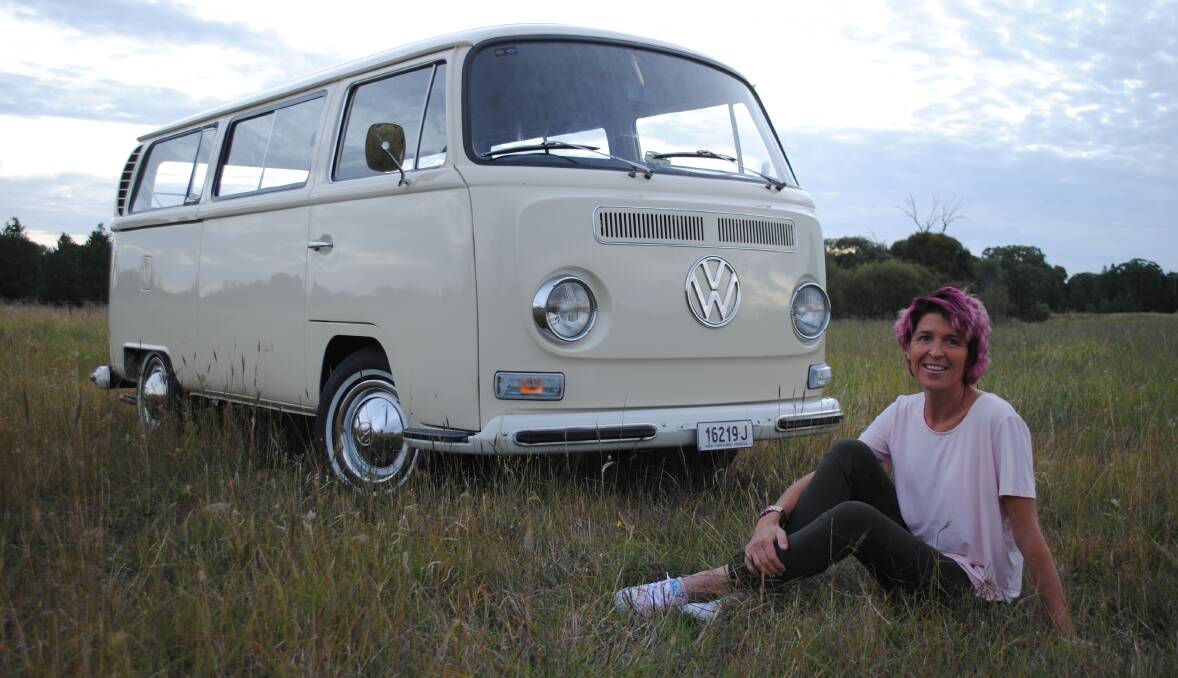 UNEXPECTED: While searching for a different kind of Kombi and for her daughter, Kristy Berry found this 1969 Volkswagen Deluxe Microbus instead, something she has always wanted. Photo: Jeff McClurg