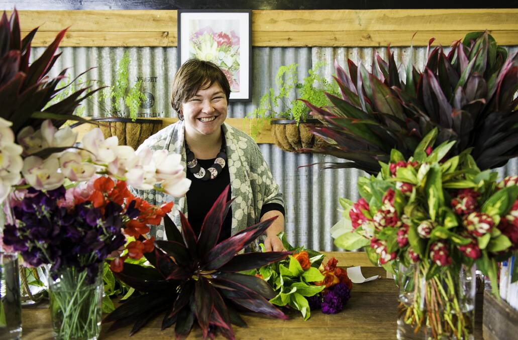 OCTOBER MEANS BUSINESS: Parkes business operator Alice Milne from Pink Orchid Cafe and Florist is looking forward to Small Business Month.