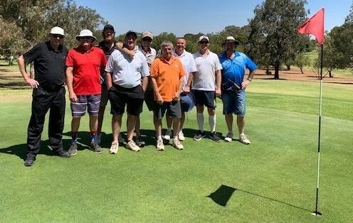 STRONG FIELD: This year's field was one of the strongest ever assembled. From left, Peter Boschman, Mitch McGlashan, Brad Scott, Ken Cobcroft, Todd Jayet, Robert Hey, John Green, Brendon Chambers and Peter Magill. Photo: Submitted
