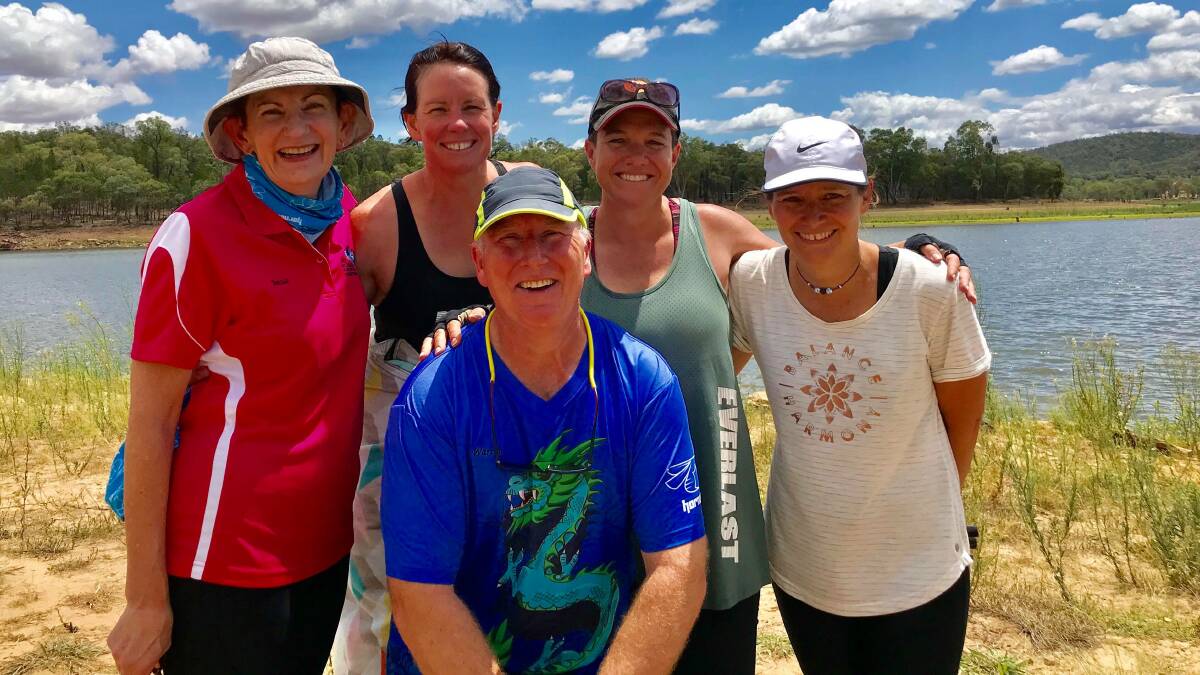 The eight-month old Parkes Dragon Boat Club keeps on paddling forward with five of its members selected to represent Western NSW at the National Dragon Boat Championships this year.