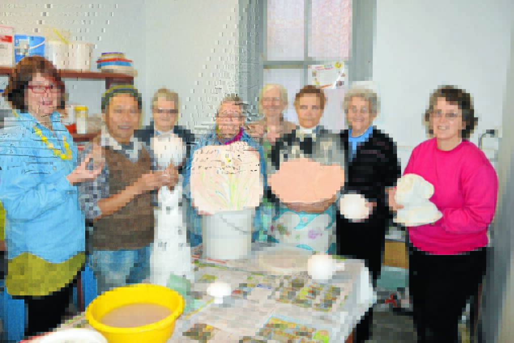 GOLDEN YEAR: The Parkes Potters Group is celebrating 50 years being part of the shire's art and cultural landscape this year. This photo was taken of members in 2014 ahead of an exhibition. 