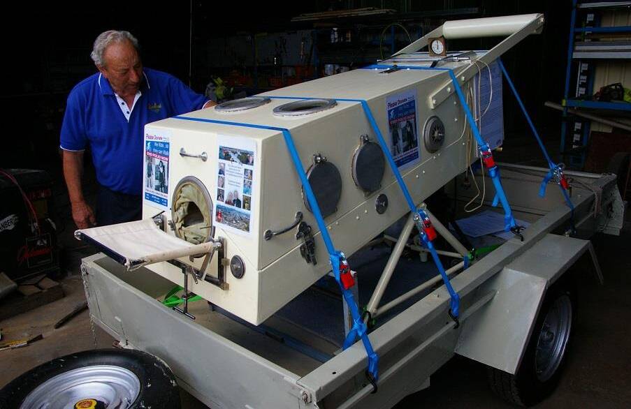 HERE SOON: Rotary is bringing an iron lung to Parkes on March 23 as they raise awareness and funds to end polio.
