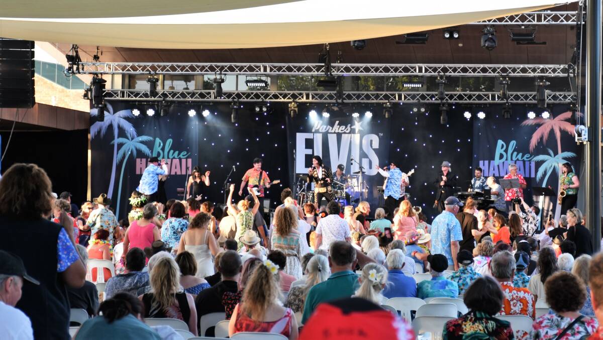 An estimated 25,000 Elvis fans attended the 2023 Parkes Elvis Festival, which for a couple of families was spoiled by thieves - but only briefly after police were able to recover items. Picture by Jenny Kingham
