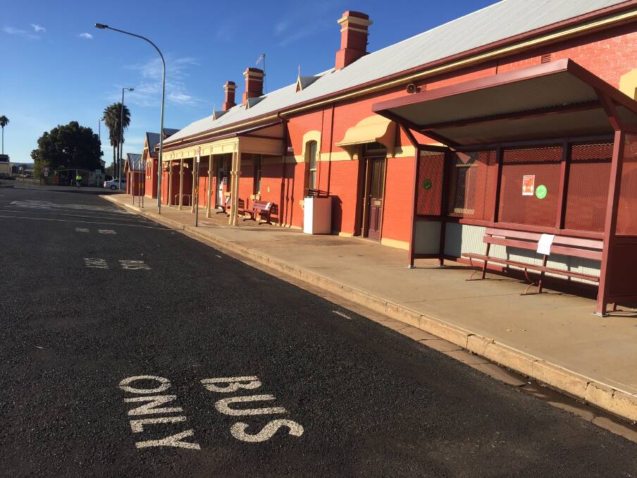 COMING SOON: There will be upgrades to the footpath and car park and a formalised bus stop by the entrance at the Parkes Railway Station.