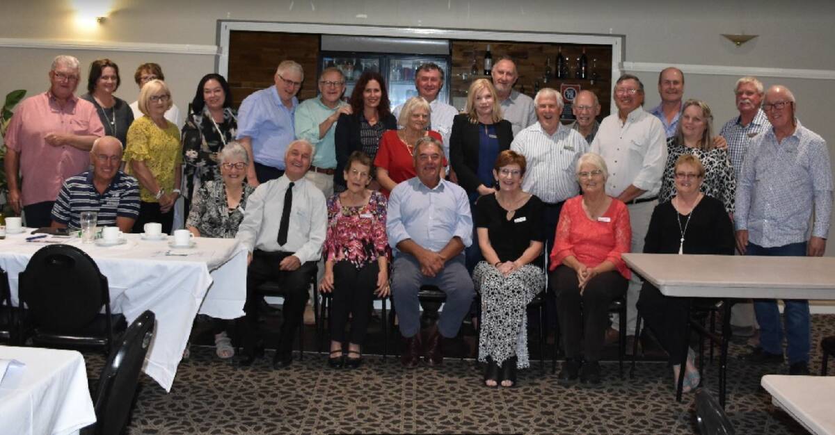 END OF ANOTHER YEAR, START OF A NEW ONE: The Parkes Action Club held its annual Changeover Dinner, which sees its executive largely unchanged. Photo: Submitted