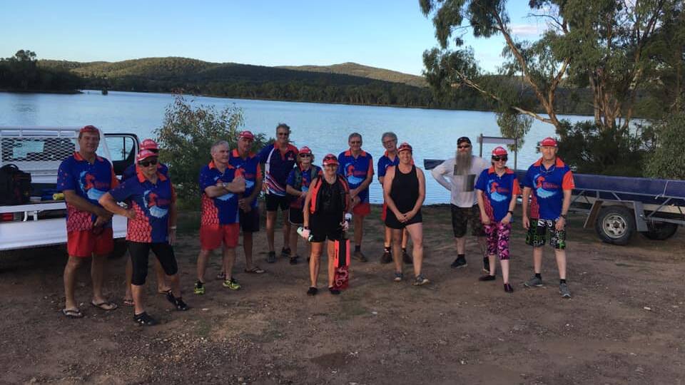 DRAGON BOATS RETURN TO THE WATER: The Parkes Dragon Boat Club has resumed its training for 2021, enjoying a few paddles already.
