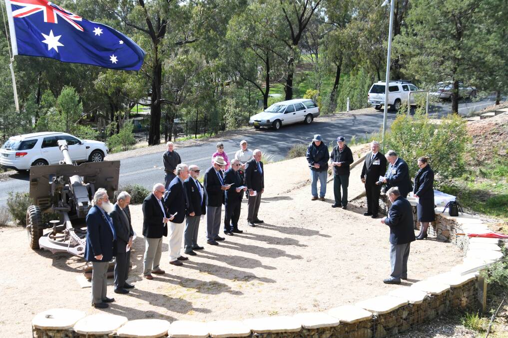 MEMORIAL DAY: Parkes veterans and community members will gather again at the Vietnam War Memorial at the base of Memorial Hill on Vietnam Veterans Day. Photo: JENNY KINGHAM
