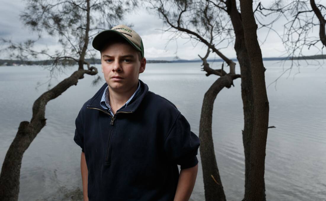 WE WILL KEEP FIGHTING: William Thomas, 15, of Tullamore will visit Canberra to talk to government ministers after taking part in the NSW Youth Summit on drought. Photo: Max Mason-Hubers