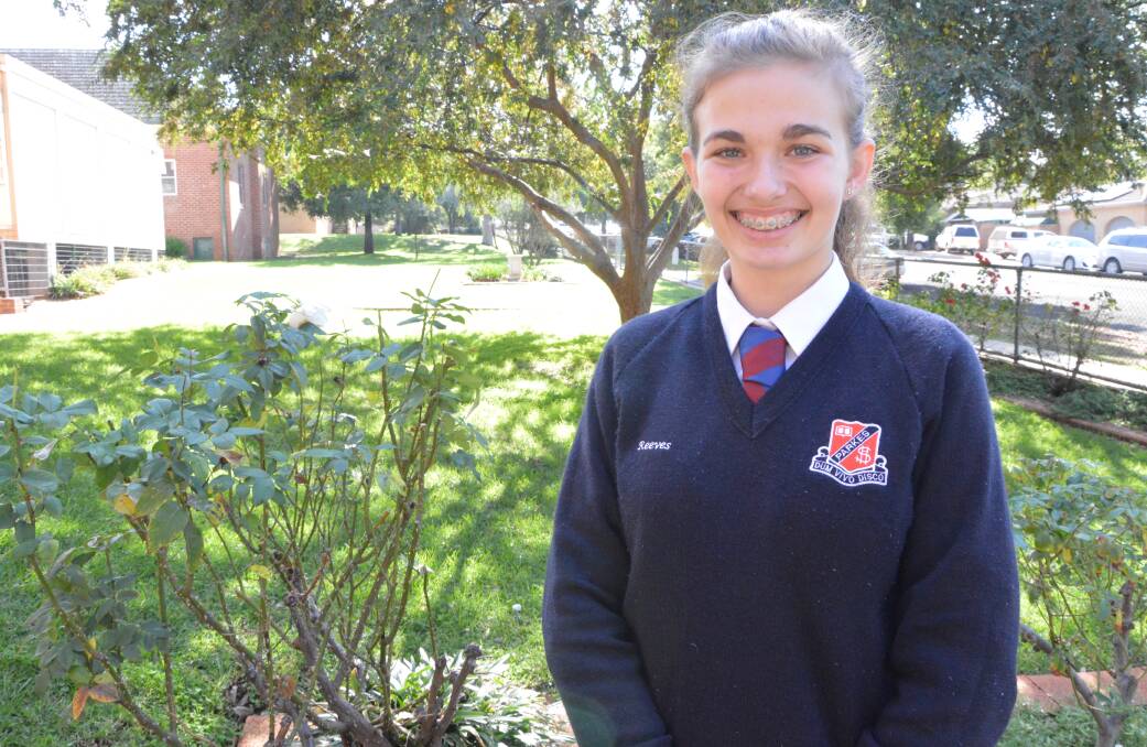 PROUD: Year 11 Parkes High School Sarah Reeves is one of 280 students in NSW and one of three in Western NSW to receive a Public Education Scholarship.