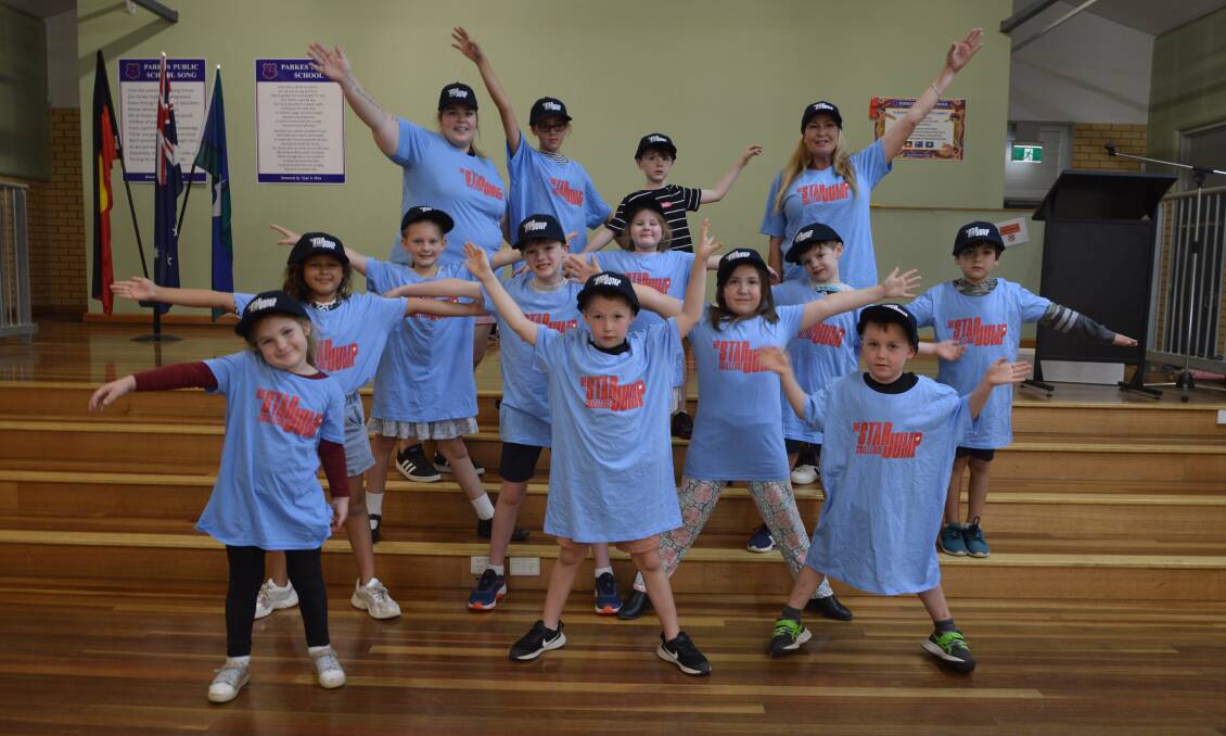SUPPORT OUR YOUTH: Parkes PCYC's OOSH kids are calling on people in Parkes to take the StarJump Challenge this Youth Week. Photo: Christine Little