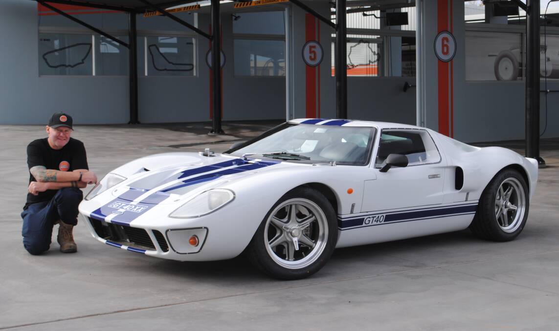 HAD TO HAVE ONE: The 2019 movie 'Ford v Ferrari' inspired Jason Kennedy to want one of his own and this Ford GT 40 was just what he was after. Photo: JEFF MCCLURG