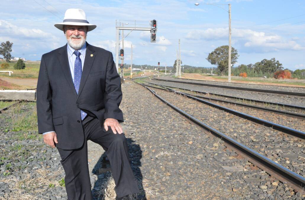 Parkes Shire Council and the region's farmers have been lobbying for the Inland Rail for decades and Mayor Ken Keith OAM says Parkes' biggest asset is its location. Picture by Christine Little