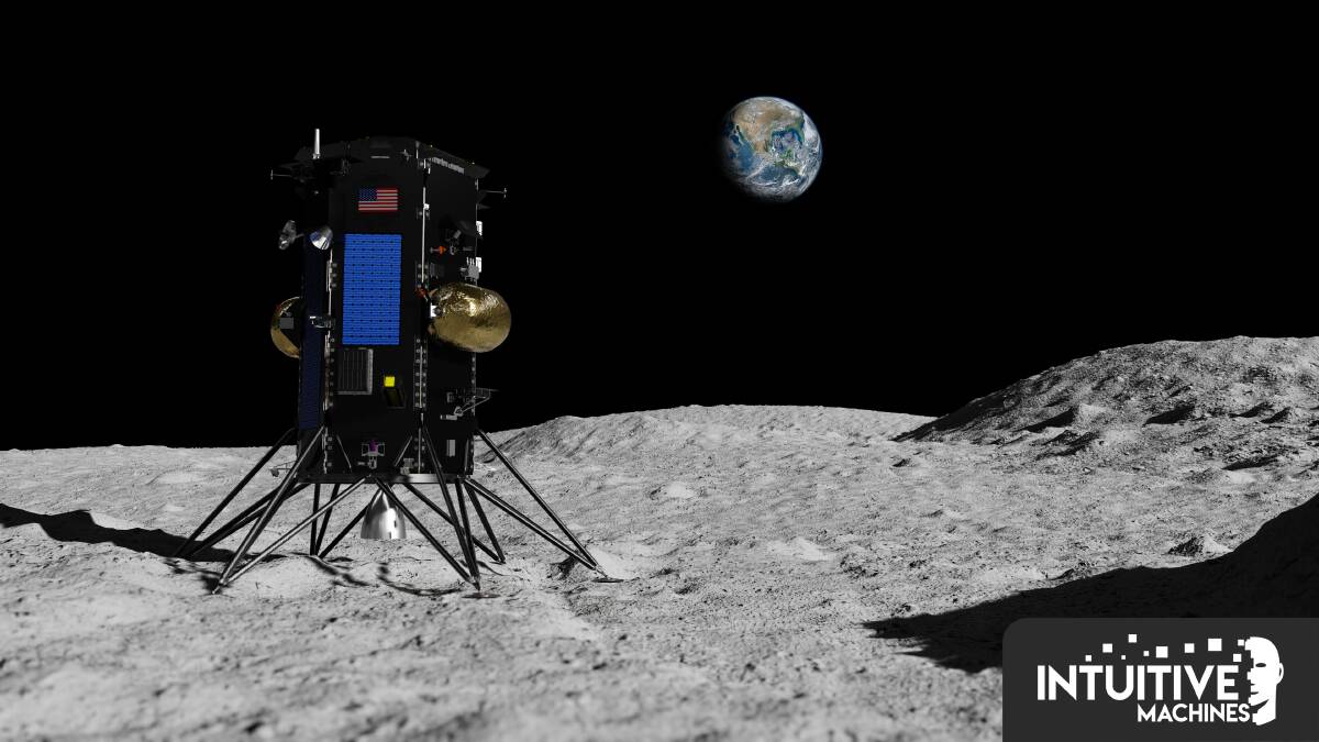 EXPLORATION: US aerospace company Intuitive Machines will be the first commercial company to land on the moon, using its Nova-C moon lander towards the end of this year. Photo: CSIRO