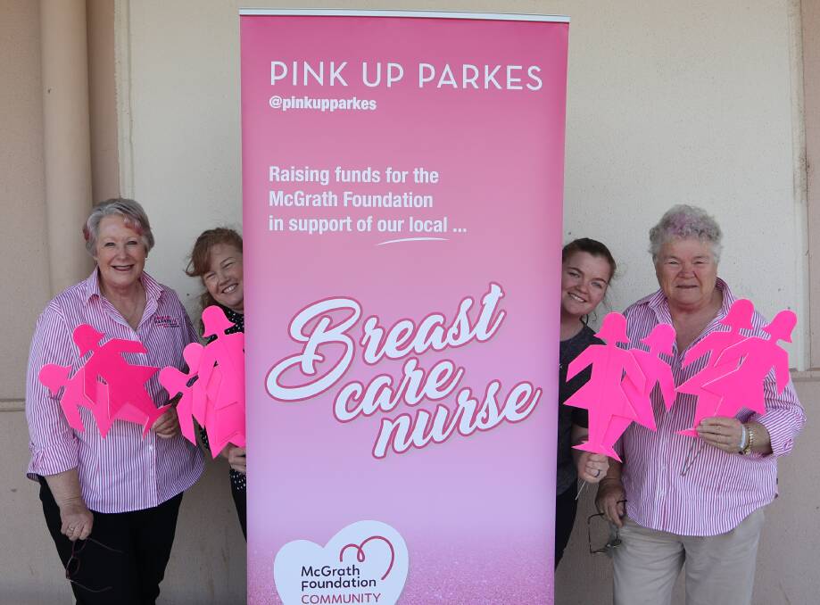 FOR THE LADIES: Jenny Breaden, Dianne Green, Tarlia O'Brien and Maureen Kent have been busy getting ready for the annual mini-field of women event in Parkes. Photo: Submitted