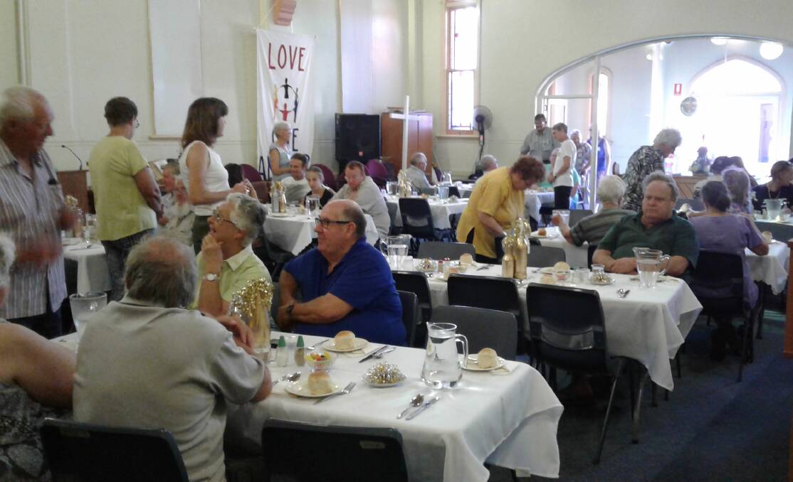 COME TO DINNER: The Parkes Uniting Church's popular free Monthly Monday Meals is back at its hall on March 1. Photo: Submitted