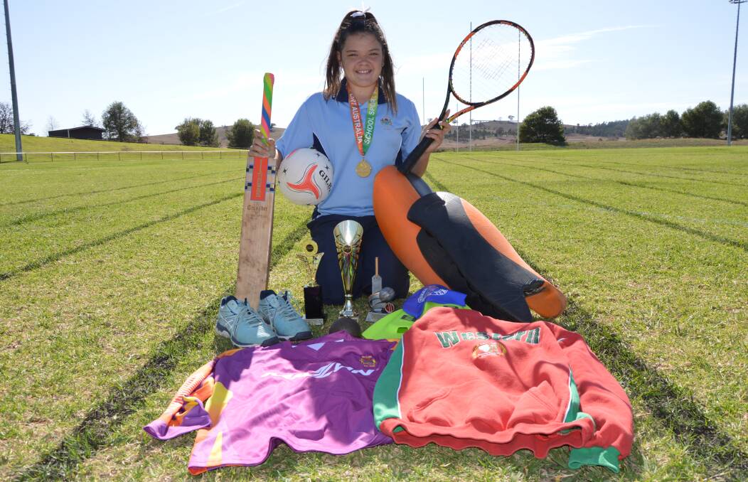 ALL-ROUNDER: Parkes 12-year-old Ellen Dolbel has been doing very well on regional, state and national stages across nine different sports and she shows no signs of slowing down any time soon. Photo: Christine Little