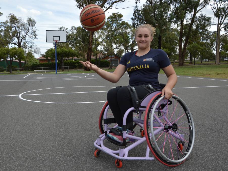 EXCITING TIMES AHEAD: Victoria Simpson's dream of one day representing Australia at the Paralympics might come sooner than she thought following her Australian Gliders selection. Photo: Christine Little