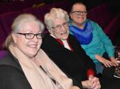 AUDIENCE: Sue, Delia and Pam Crowley didn't want to miss their opportunity to see Turning Tables.