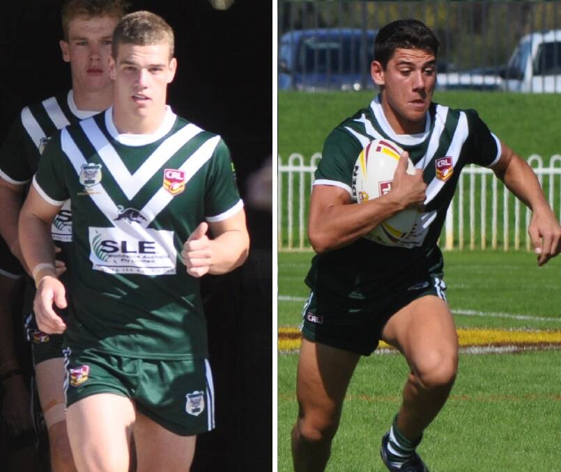 LOCAL DUO: Parkes' Finnley Neilsen and Kyle Mawhinney were named in the under 16s NSW Country side in April following their Andrew Johns Cup campaign.