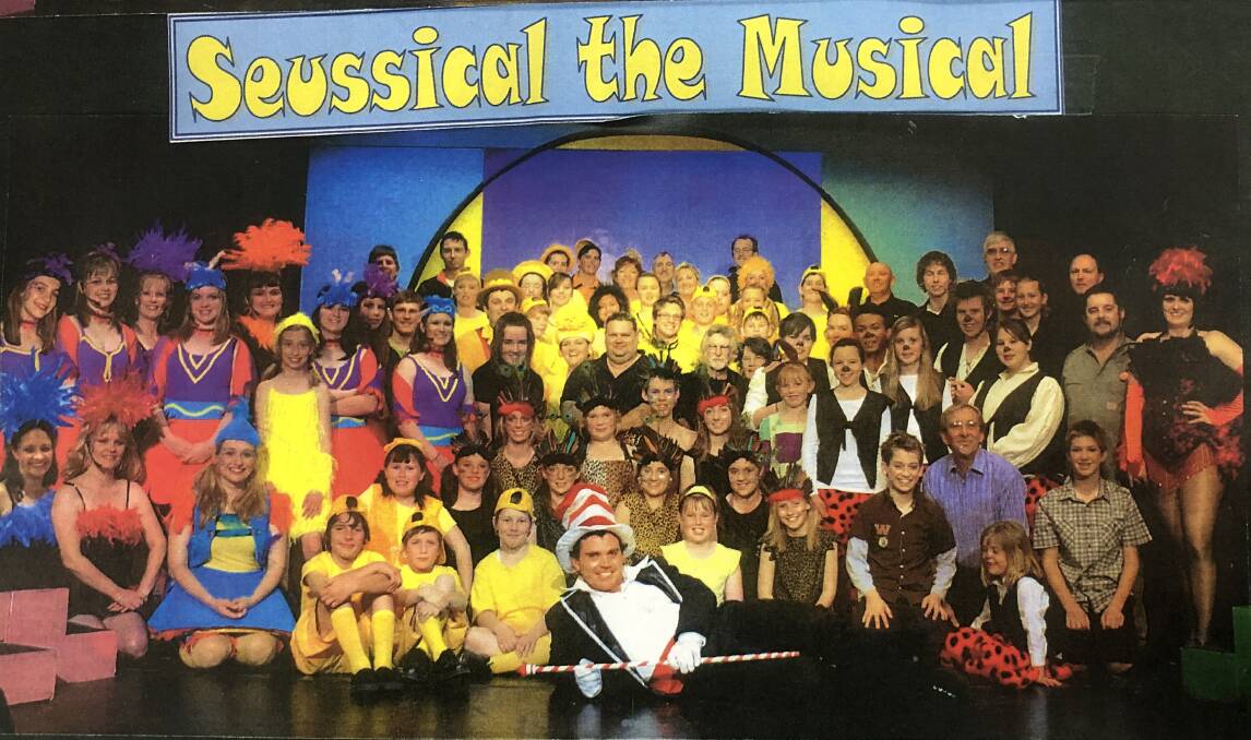 HUGE CAST: Brian Schmalkuche directed "Seussical the Musical" in September 2008, featuring a huge cast with a great variety of characters. Photo: Submitted