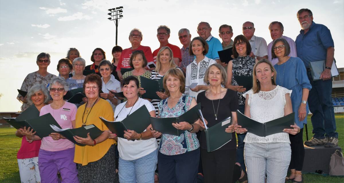 NATIONAL ANTHEM: The Parkes Community Choir has learnt the French national anthem to sing at Wednesday night's rugby league game between the French and Western Rams. Photo: Jenny Kingham