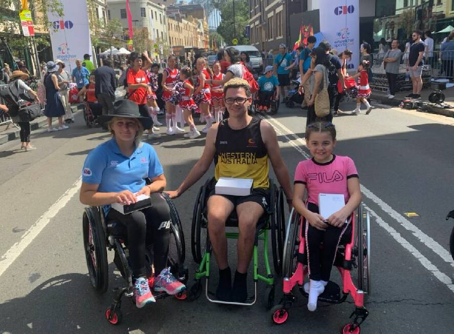 PLACINGS: First in the juniors for the GIO Oz Day 10K was Victoria Simpson from Parkes, second Cory Crombie and third Brydi Saul. Photo: Submitted