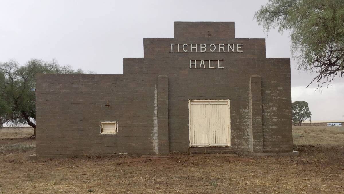 ALL THAT'S LEFT: Today Tichborne Hall, which can be spotted from the Newell Highway, is the last vestige of the area's rich history. Photo: Submitted