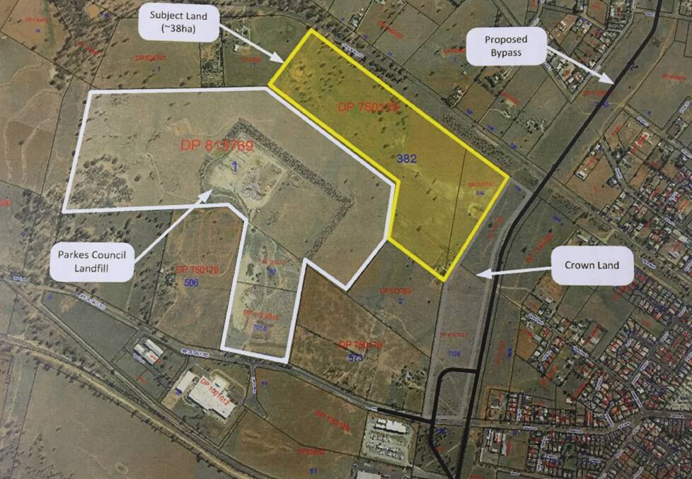 SOLD: Parkes Shire Council has purchased 38 hectares of land along the proposed Newell Highway bypass route at Parkes.