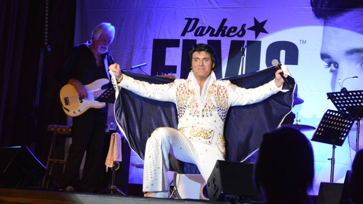 Johnny Lee Memphis of Scotland has taken out the Parkes Ultimate Elvis Tribute Artist Contest, following Saturday's final against 18 other ETAs. Picture by Christine Little