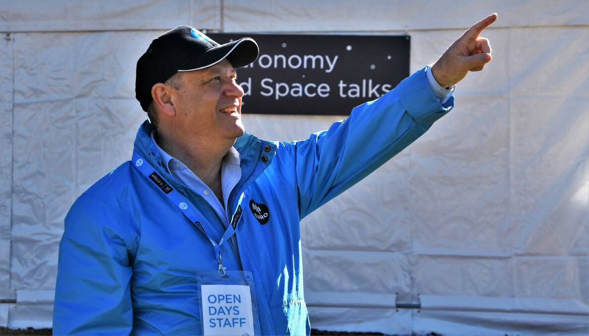 SPACE TALKS: Parkes Observatory operations scientist John Sarkissian OAM will be on hand for two talks about space and the Parkes Radio Telescope on Thursday. Photo: Jenny Kingham