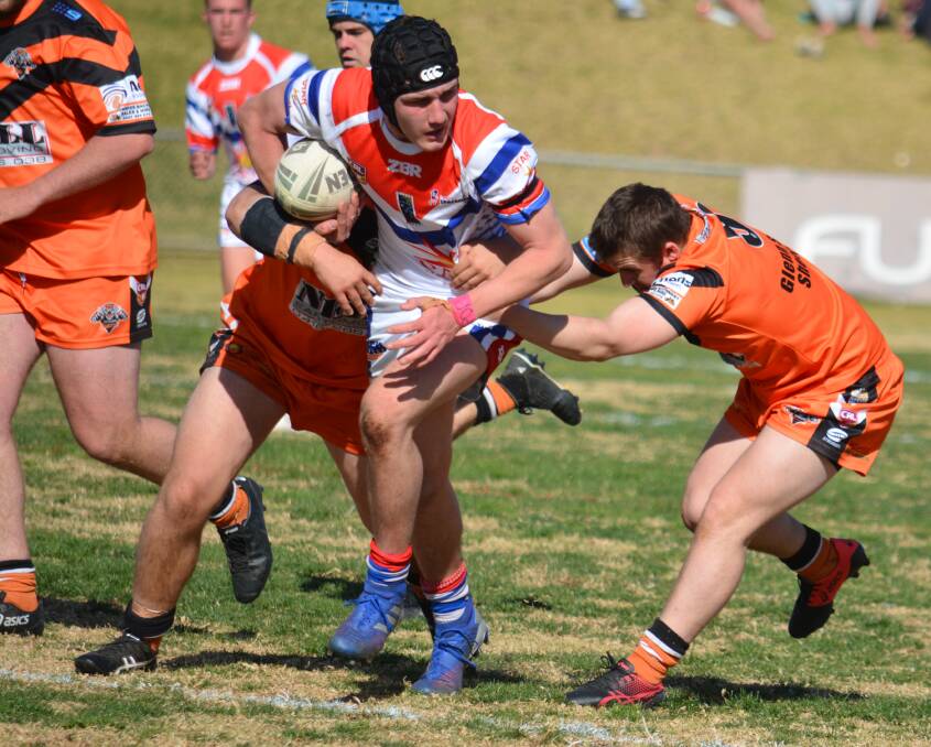ANOTHER CHALLENGE: Parkes Spaceman Ben Lovett toured the UK with the NSW Country under 18s last year, but this Sunday he may line up for the open Western Rams side. Photo: Nick Guthrie