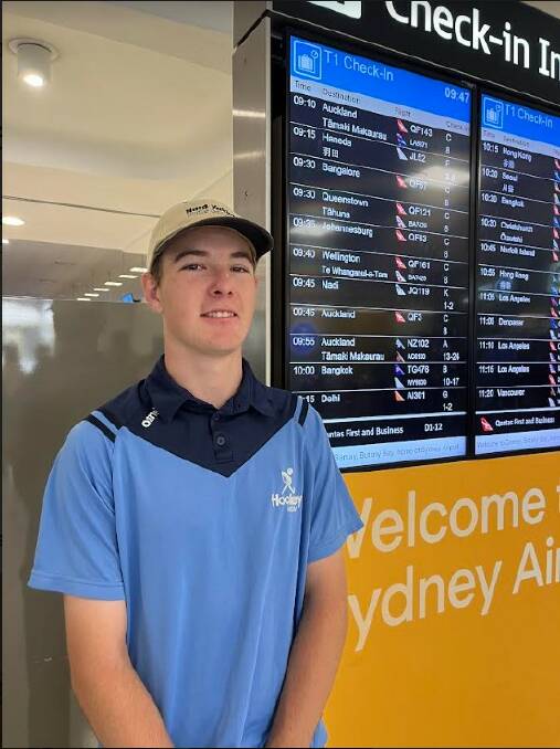 Parkes teenager Toby Collins has capped off 2023 - that's included him studying his HSC - with an Australian Allstars Under 17s selection and is on his way to Malaysia right now. Photo supplied