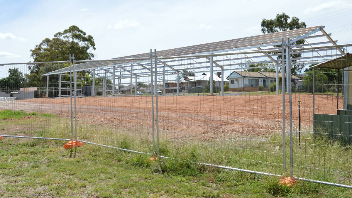 NEW FACILITY: The Parkes Showground has been a hive of activity over the last several months, with the animal nursery and environmental shed demolished in November. Photo: Christine Little