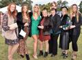 SOCIAL HIGHLIGHT: Kylie Bell, Megan Morrison, Brianna Cotterill, Gai Smith, Erika McNaughton, Elissa Gillingham and Kiarna Ryman were spotted at this year's Parkes Picnic Races.