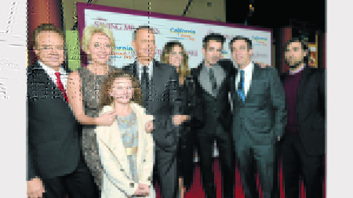 Annie Buckley mixes with her co-stars from the movie, including Emma Thompson and Tom Hanks.