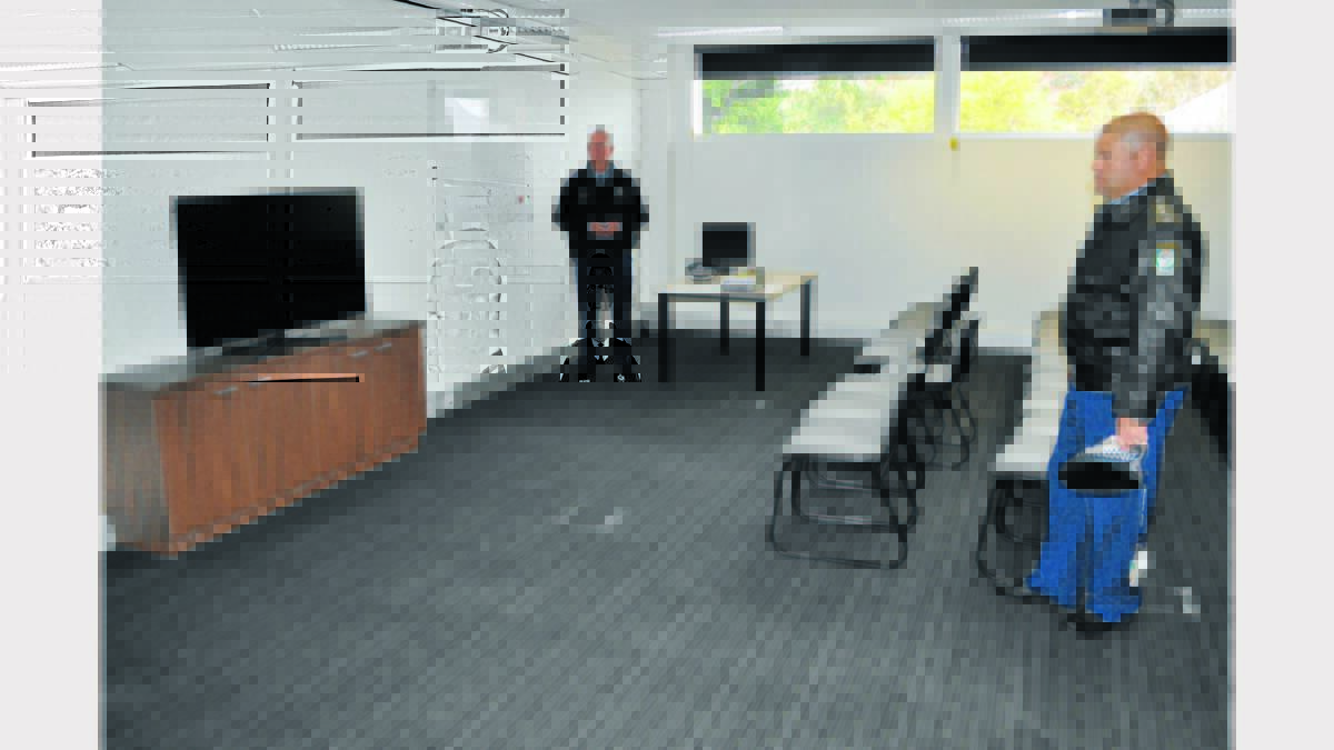 A large training room will be used for police and other services. 